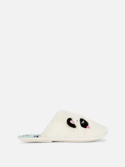 Chaussons Mules à Motif Panda En 3D|Primark