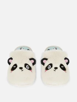 Chaussons Mules à Motif Panda En 3D|Primark