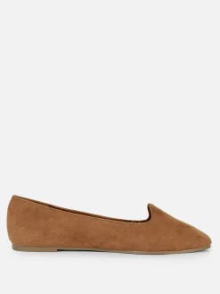 Chaussons-ballerines En Suédine|Primark Discount