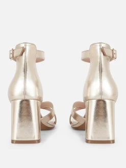 Chaussures à Talons Larges Avec Brides Croisées|Primark