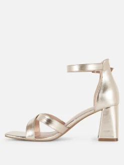 Chaussures à Talons Larges Avec Brides Croisées|Primark