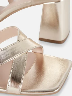 Chaussures à Talons Larges Avec Brides Croisées|Primark