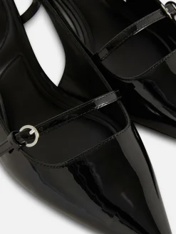 Chaussures Vernies à Talon Bas Et à Boucle|Primark Sale