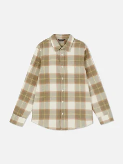 Chemise à Carreaux à Manches Longues|Primark Online