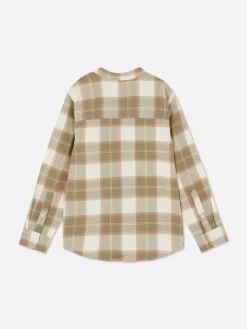 Chemise à Carreaux à Manches Longues|Primark Online
