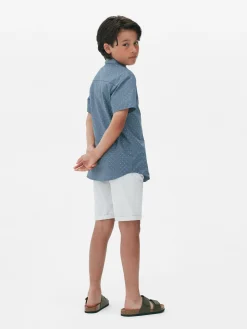 Chemise à Manches Courtes Et à Boutons|Primark Sale