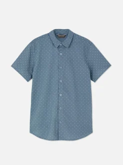 Chemise à Manches Courtes Et à Boutons|Primark Sale