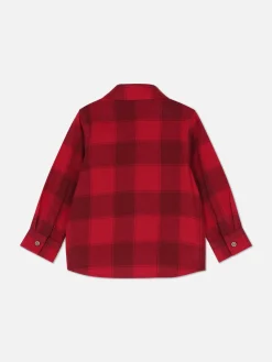 Chemise à Manches Longues à Carreaux|Primark Online