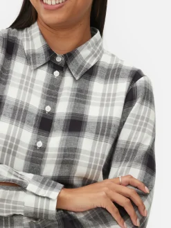 Chemise Boutonnée à Carreaux|Primark Sale