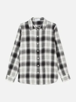Chemise Boutonnée à Carreaux|Primark Sale