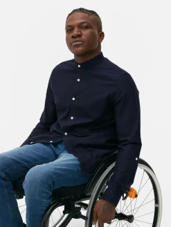 Chemise Boutonnée à Manches Retroussées|Primark Outlet