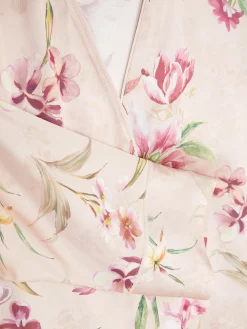 Chemise De Nuit En Satin Floral à Encolure En V|Primark Online