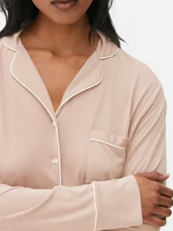 Chemise De Pyjama En Jersey|Primark New
