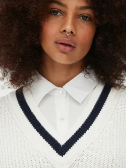 Chemise Et Pull Deux-en-un De Style Universitaire|Primark Best