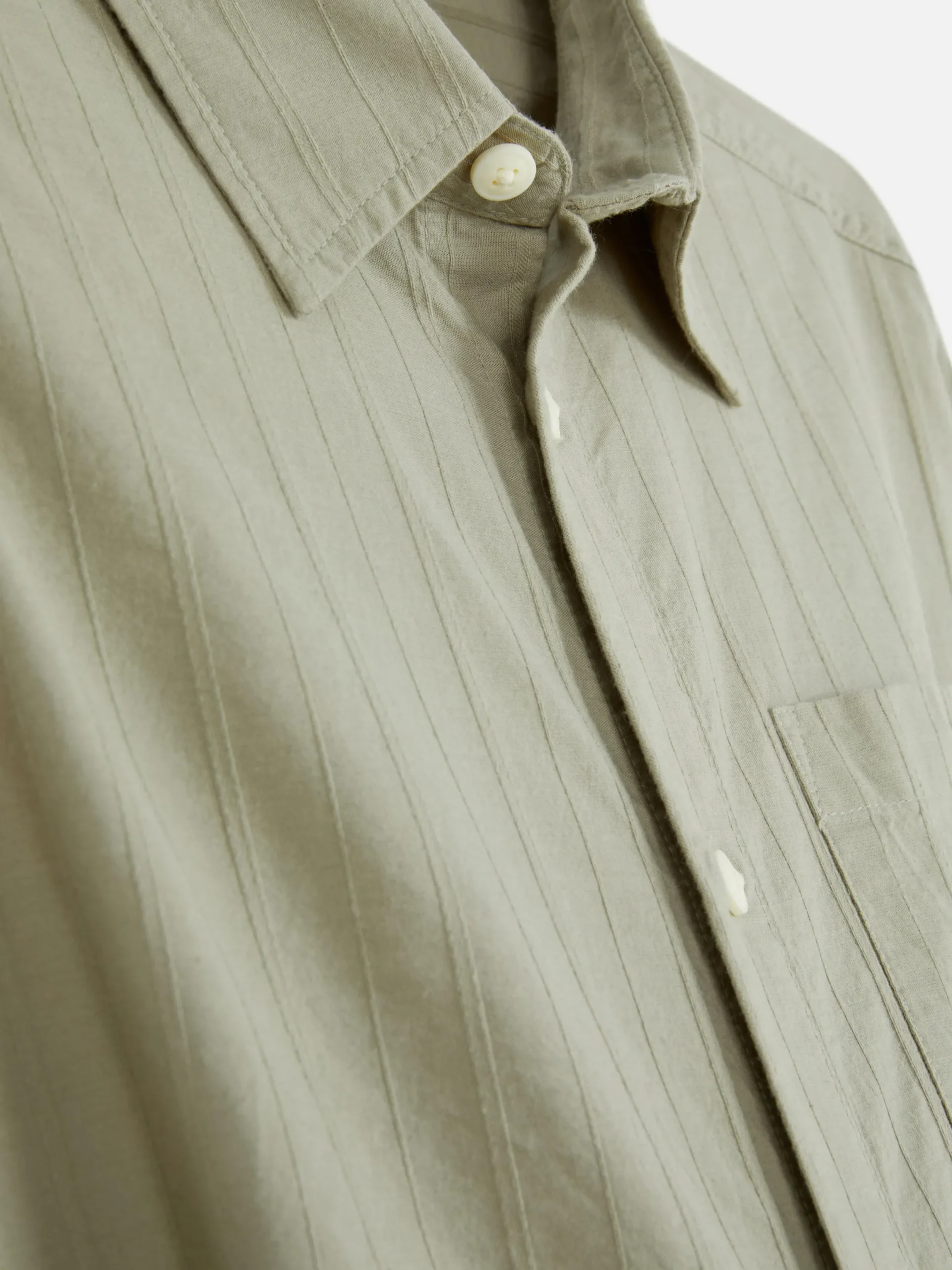 Chemise Jacquard à Manches Longues|Primark Outlet