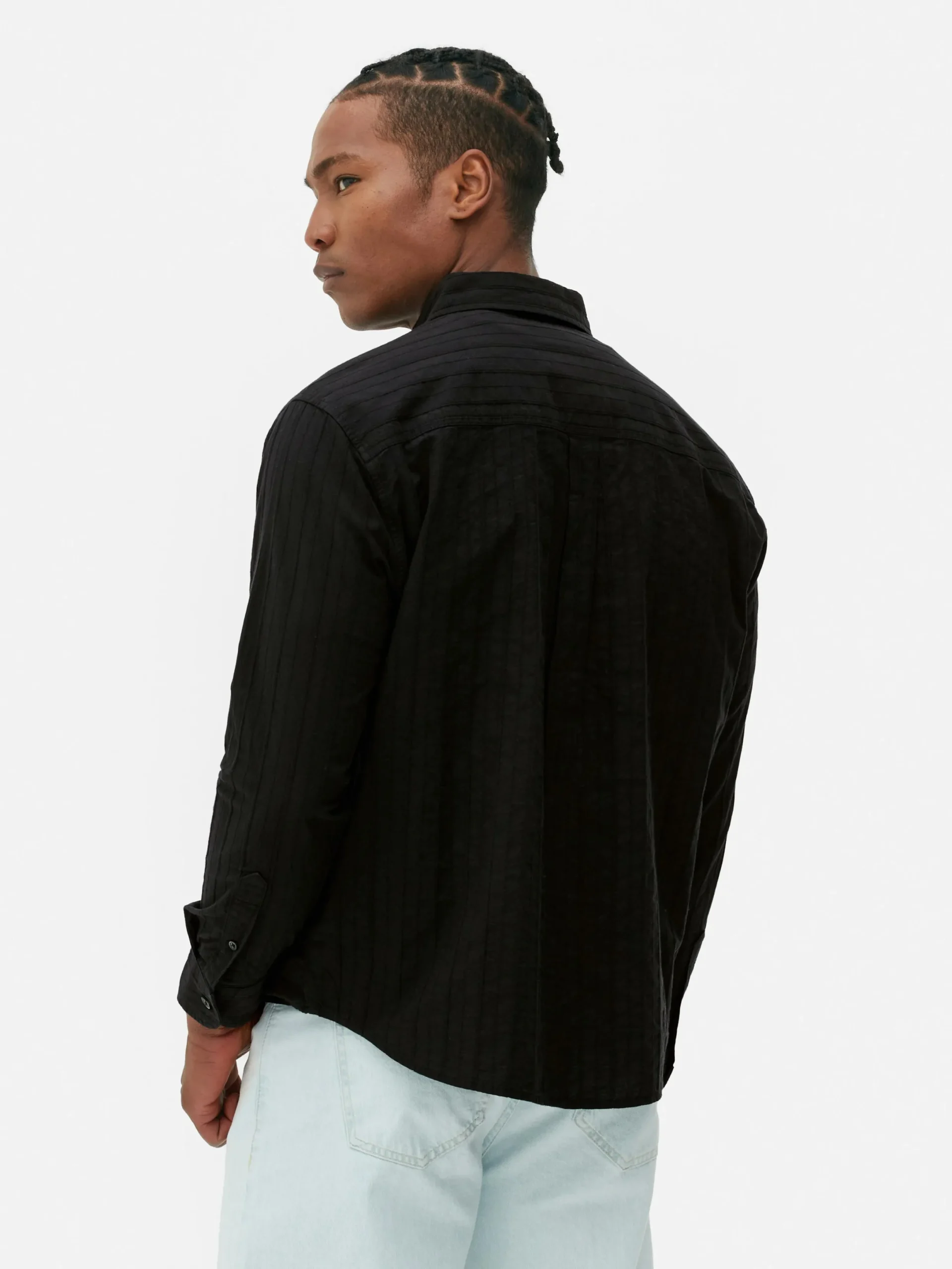 Chemise Jacquard à Manches Longues|Primark Best