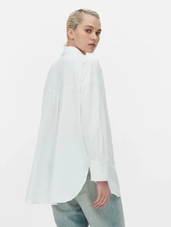 Chemise Oversize En Popeline|Primark Outlet