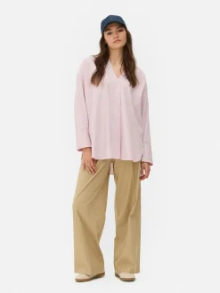 Chemise Oversize En Popeline|Primark