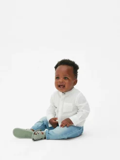 Chemise Texturée à Manches Longues|Primark Sale