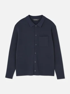 Chemise Tricotée à Boutons-pression|Primark New