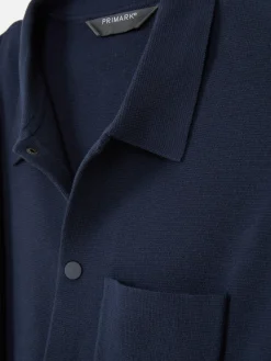 Chemise Tricotée à Boutons-pression|Primark New
