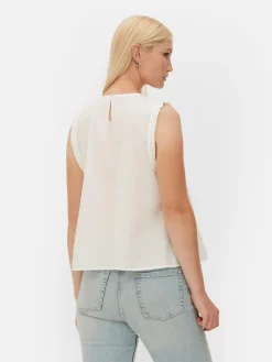 Chemisier Sans Manches à Volants|Primark New