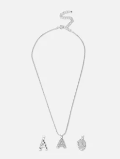 Collier Initiales à Pendentifs Multiples|Primark Online