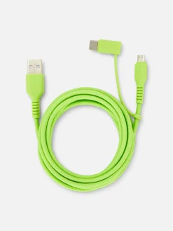 Cordon De Charge Double De Deux Mètres|Primark Best