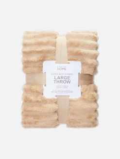 Couverture Côtelée Duveteuse Ultra-douce|Primark Outlet