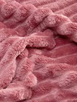 Couverture Côtelée Duveteuse Ultra-douce|Primark New