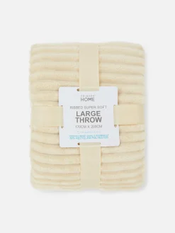 Couverture Large Côtelée|Primark Clearance