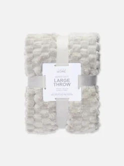 Couverture Texturée Effet Nid D'abeille Ultra-douce|Primark Sale