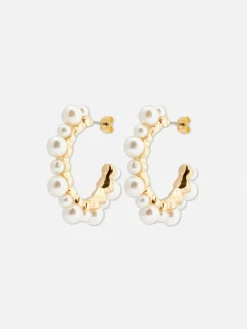 Créoles En Fausses Perles|Primark Discount