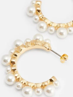 Créoles En Fausses Perles|Primark Discount