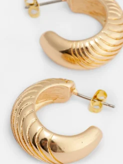 Créoles Texturées|Primark Discount