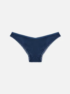 Culotte Brésilienne à Liseré En Dentelle|Primark Discount