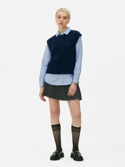 Débardeur Chemise 2-en-1 Superposé|Primark Online