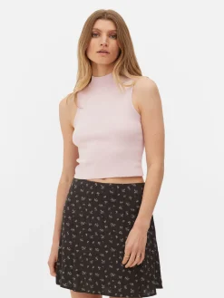 Débardeur Court à Col Montant|Primark Online