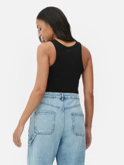 Débardeur Côtelé à Dos Nageur|Primark New