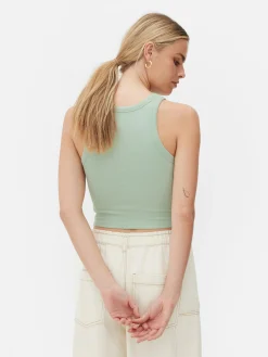 Débardeur Côtelé à Dos Nageur|Primark Sale