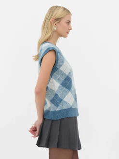 Débardeur En Maille à Losanges Rita Ora à Coordonner|Primark New