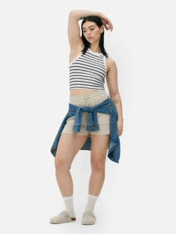 Débardeur Rayé Côtelé à Dos Nageur|Primark Online