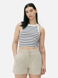 Débardeur Rayé Côtelé à Dos Nageur|Primark Online