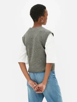 Débardeur Tricoté à Col En V|Primark Online