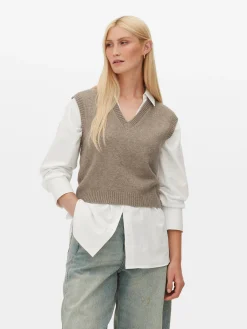 Débardeur Tricoté à Col En V|Primark Best