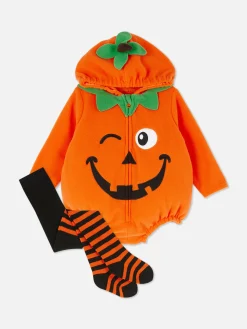Déguisement Citrouille Duveteux D'Halloween|Primark New