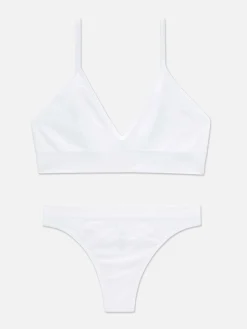 Ensemble Brassière Triangle Et String Sans Couture|Primark Best