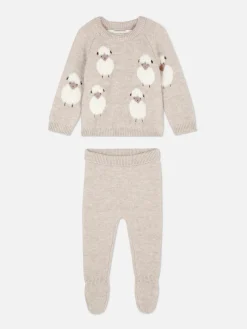 Ensemble Coordonné Pull Et Legging En Tricot Mouton|Primark Sale