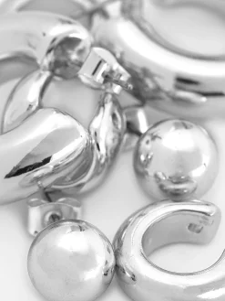 Ensemble Créoles Et Ear Cuffs|Primark Discount