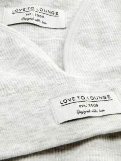 Ensemble Détente Short Et Brassière à Bretelles Côtelés|Primark Discount